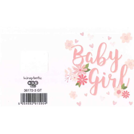 Picture of BABY GIRL GIFT TAG